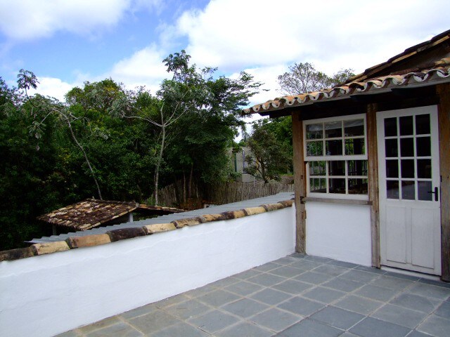 terraço da Minha Casa nº 3 airbnb em tiradentes