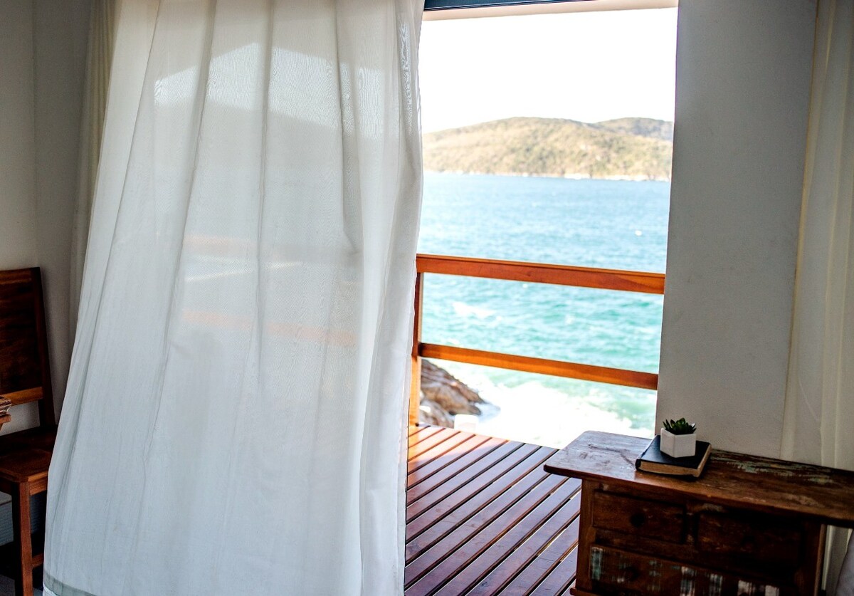vista do quarto airbnb em Arraial do Cabo Pontal da Grécia