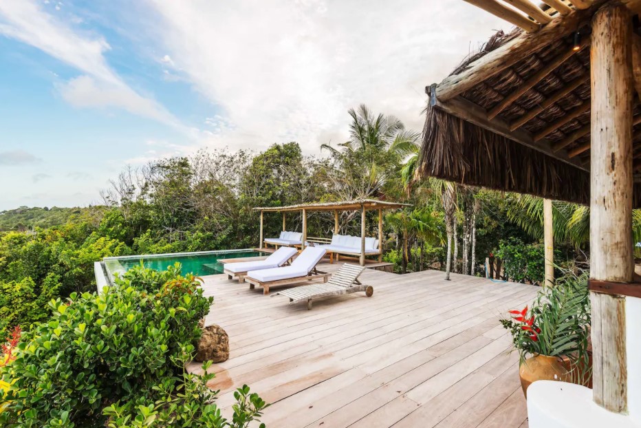 piscina da Casa Vista, aconchego na natureza