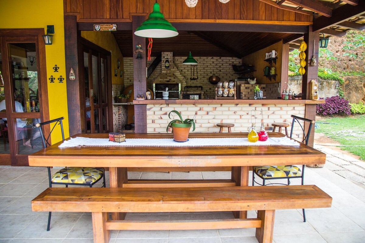 copa no airbnb Tranquilidade e aconchego na serra em Petrópolis