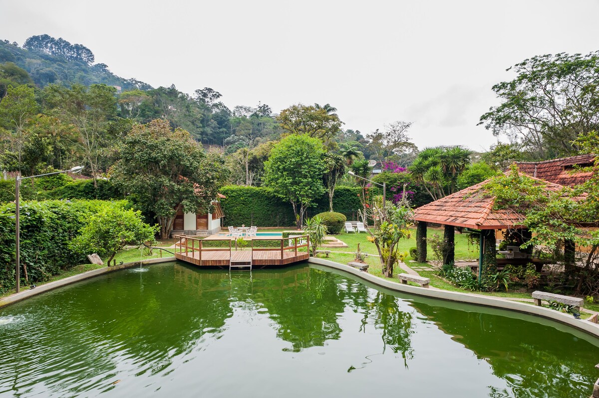 lago Paz e privacidade em Teresópolis