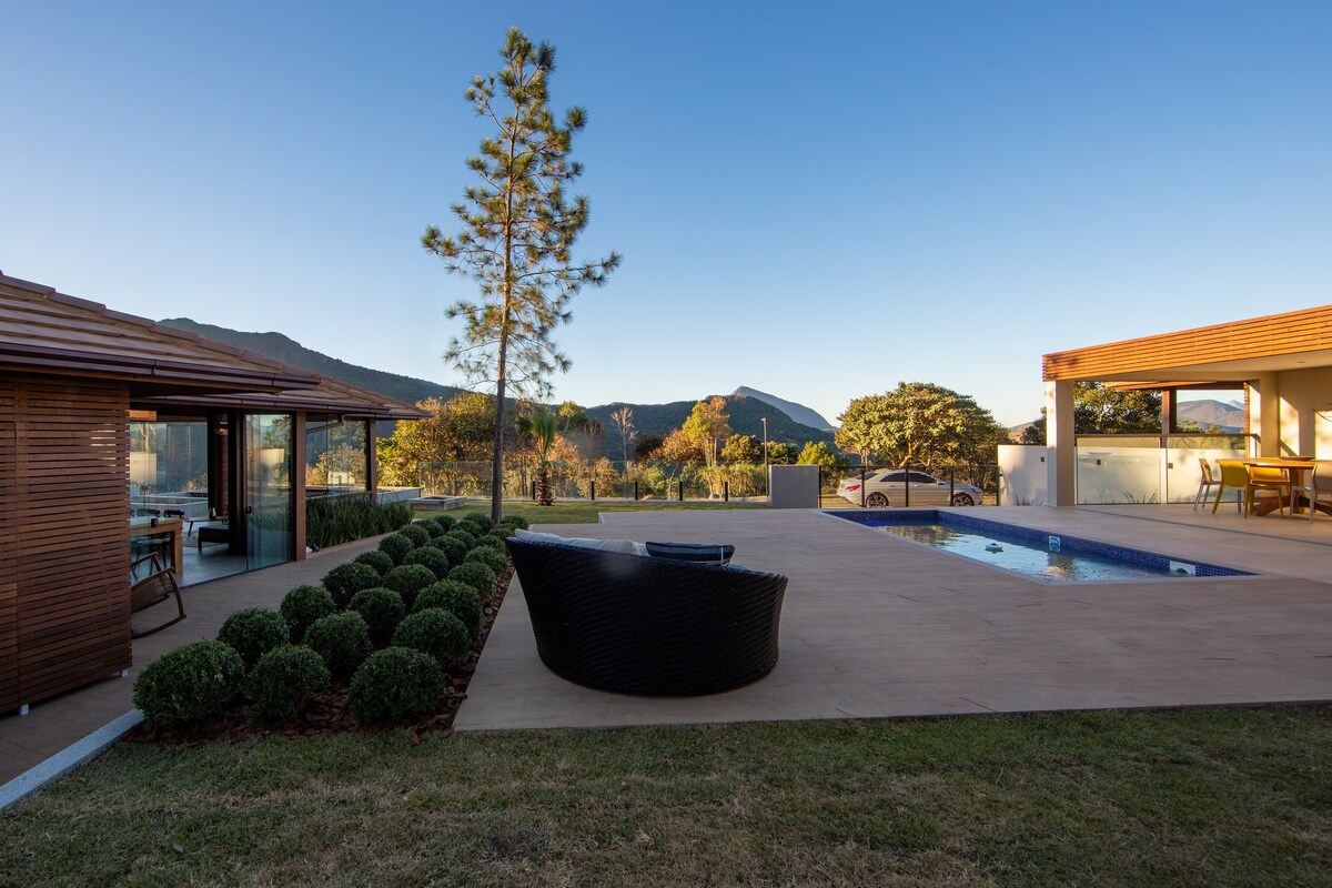 piscina da Casa 9 com Conforto e Exclusividade na Serra