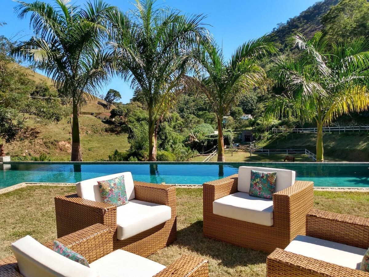 piscina do Haras Quinta di Bali em Petrópolis