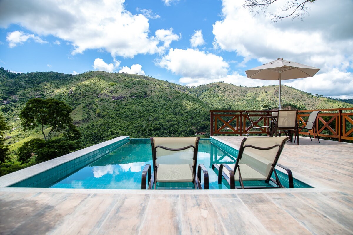 piscina Tranquilidade e aconchego na serra