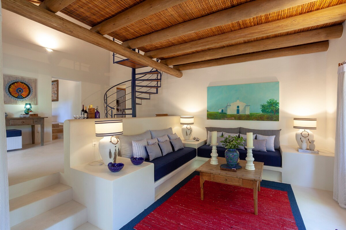 sala do airbnb Etnia Casa Hotel - Villa Bibalé em Trancoso