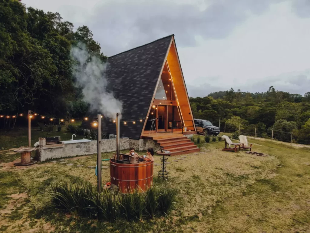 Cabana na serra gaúcha, em Mariana Pimental, RS