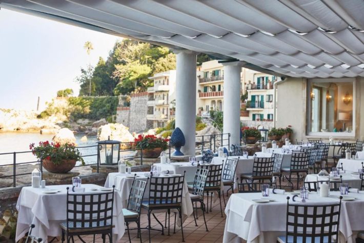 hotel com restaurante panoramico em taormina
