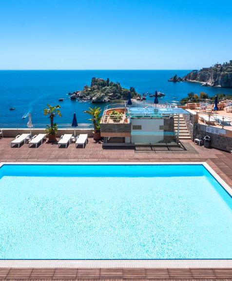 melhores hoteis com piscina em taormina