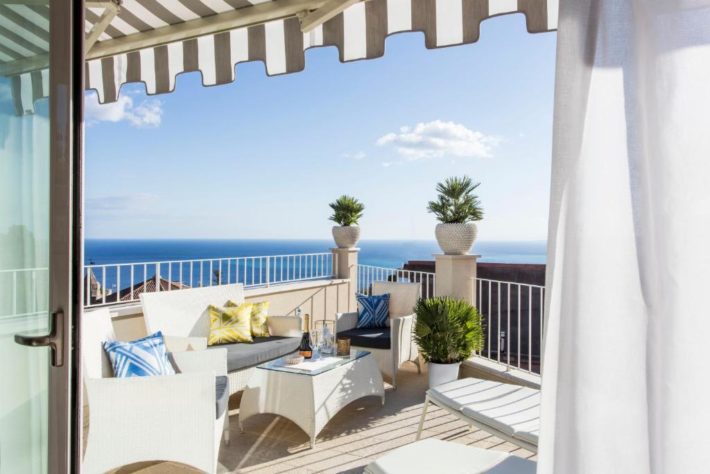 apartamento de luxo com vista para o mar para alugar na sicília
