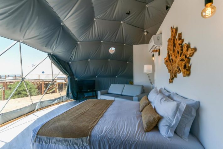 hotéis de natureza em portugal com domo geodesico