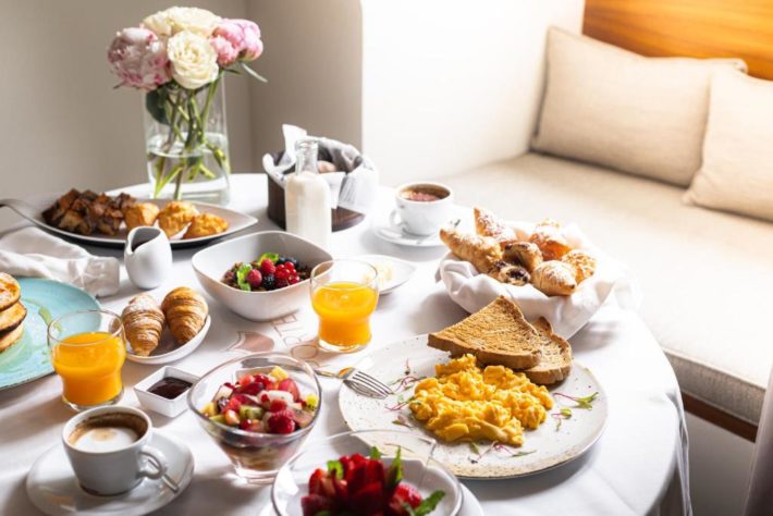 hotel romântico com ótimo café da manhã em portugal