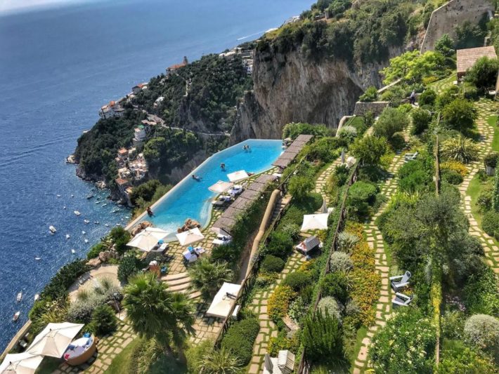 melhor hotel na costa amalfitana