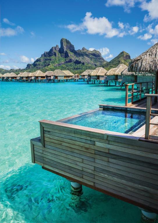 hotel de luxo romântico em bora bora