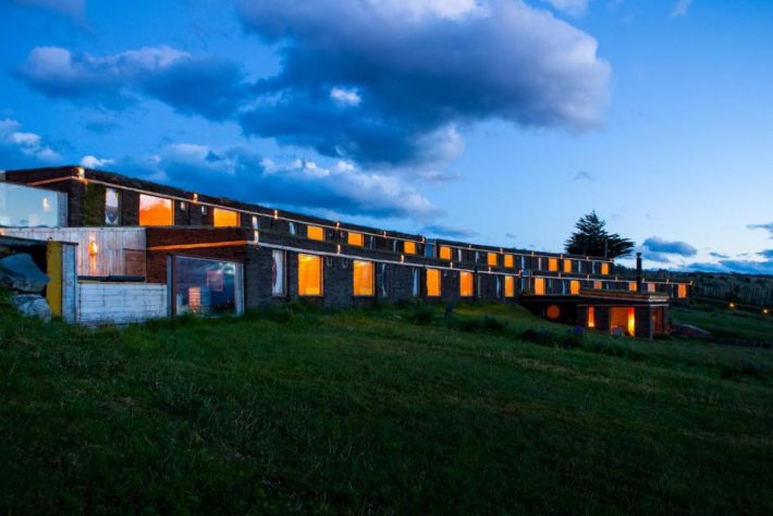 hotel moderno na patagonia chilena