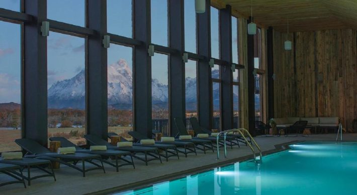 hotel na patagonia chilena com piscina