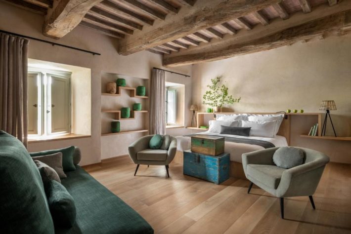 hotel romântico com suíte aconchegante na toscana