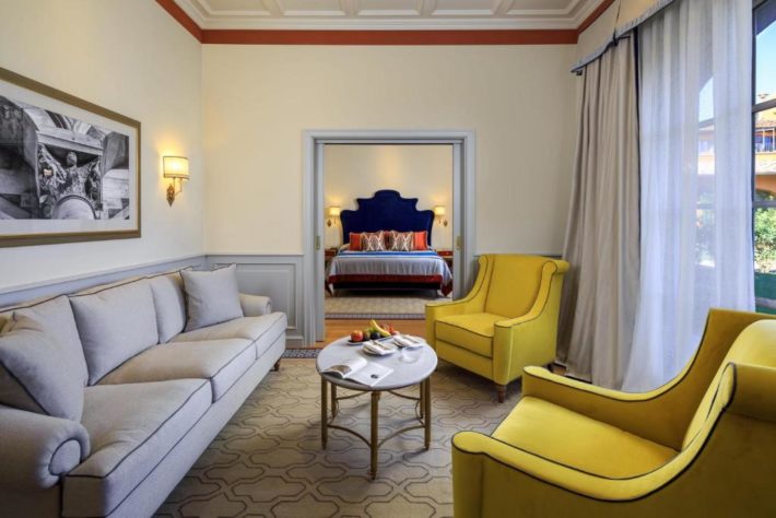 hotel romântico com suíte luxuosa na toscana
