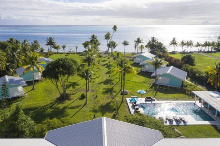 hotel romântico na ilha de raiatea na polinésia francesa