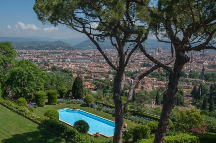 hotel romântico na toscana com vista para florença