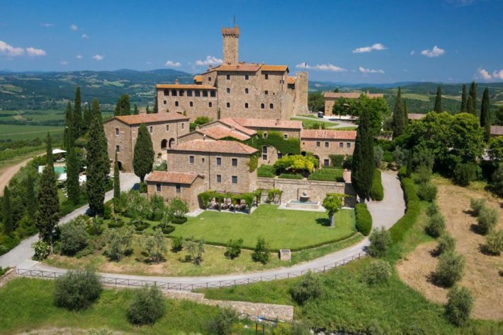 melhor hotel romântico na toscana