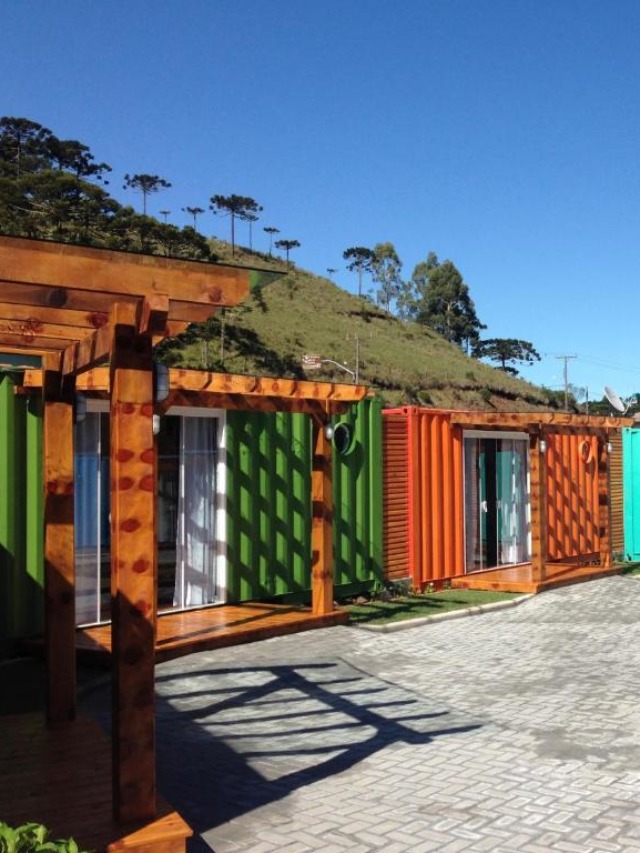 Hospedagem econômica em container em Bom Jardim da Serra