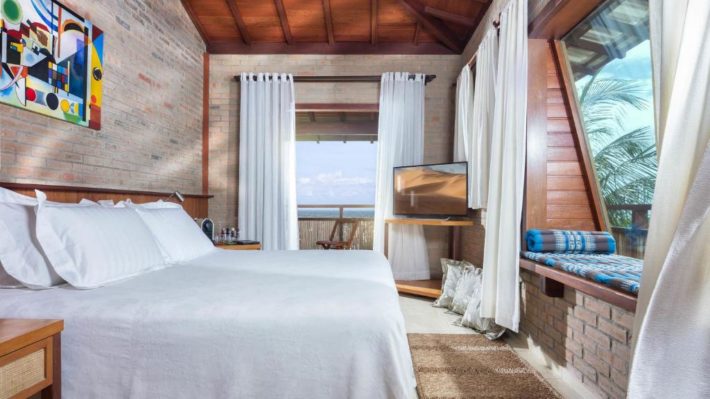 Hotel romântico para apreciar a vista no Ceará