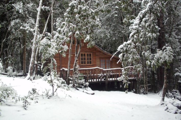 Cabanas rústicas Patagonia Chilena