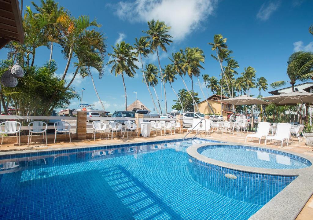 Piscina em pousadas para casal perto de Maceió.