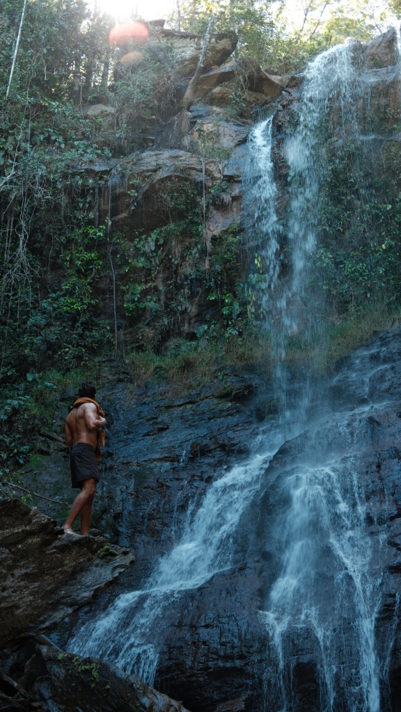 Cachoeira privativa na melhor pousada em Pirenópolis
